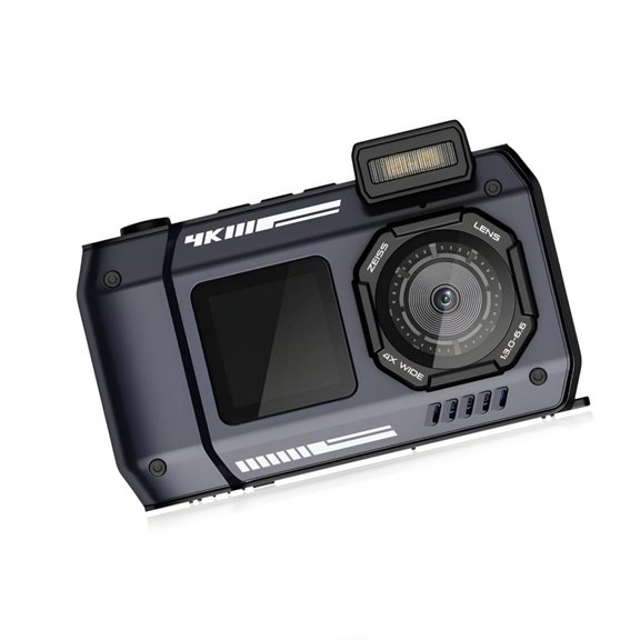 Shockproof Underwater Action Camera For Snorkeling Hiking With 10M And 2.5Hours