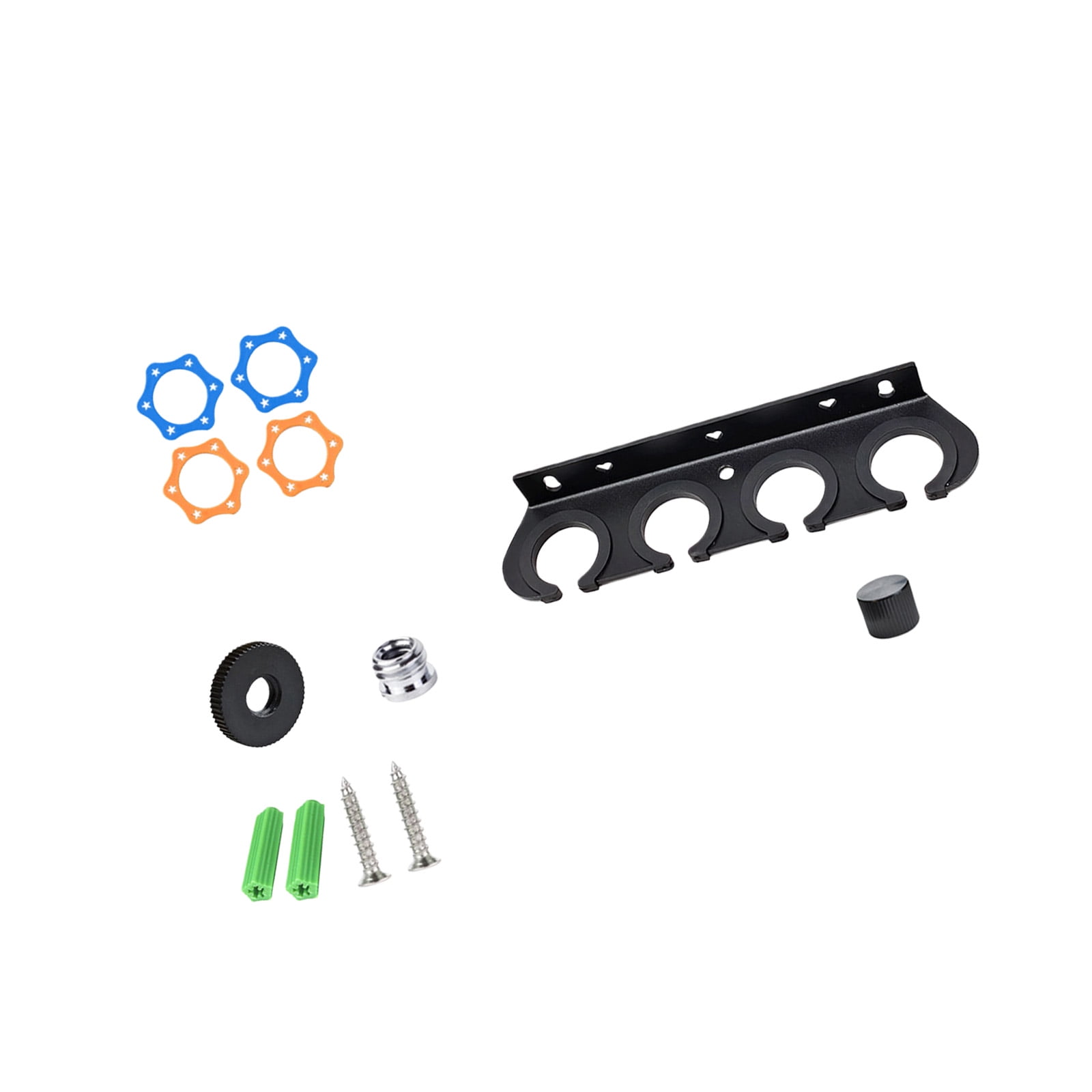 Shockproof Wall Mount Holder for Various Models Microphones Storage Organizers Holds 2/4/6/8 Microphone for Mic Stand