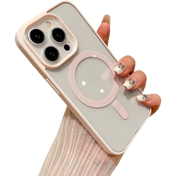 Shockproof Wireless Charge Case for iPhone 15 14 Plus 13 12 Mini 11 Pro X Xr Xs Max Clear Magnetic Bumper Cover(for iPhone 13 Mini/Green)
