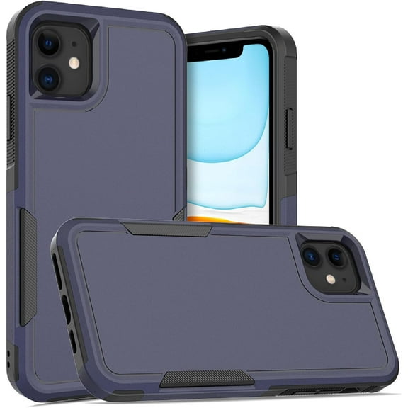 Shockproof for iPhone 11 Case, [Military Grade Drop Protection] Dual LayerTough Rugged Heavy Duty Full-Body Protective Phone Case (Treasure Blue)