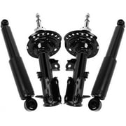 Shocks, ECCPP 4PCS Front Rear Auto Shock Absorber fits 2012 2013 2014 2015 2016 for Hyundai Accent with 338106 72707 338107 72706 5672