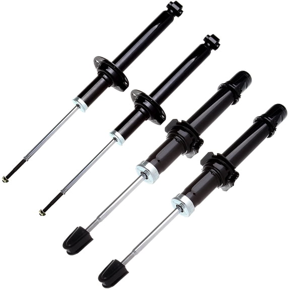 Shocks,ECCPP Front Rear Shocks Absorbers for Honda Fits 2003 2004 2005 2006 2007 for Honda for Accord,2004 2005 2006 2007 2008 for Acura TL 341330 72123 Set of 4 Gas Shocks Black Shocks Auto Shocks