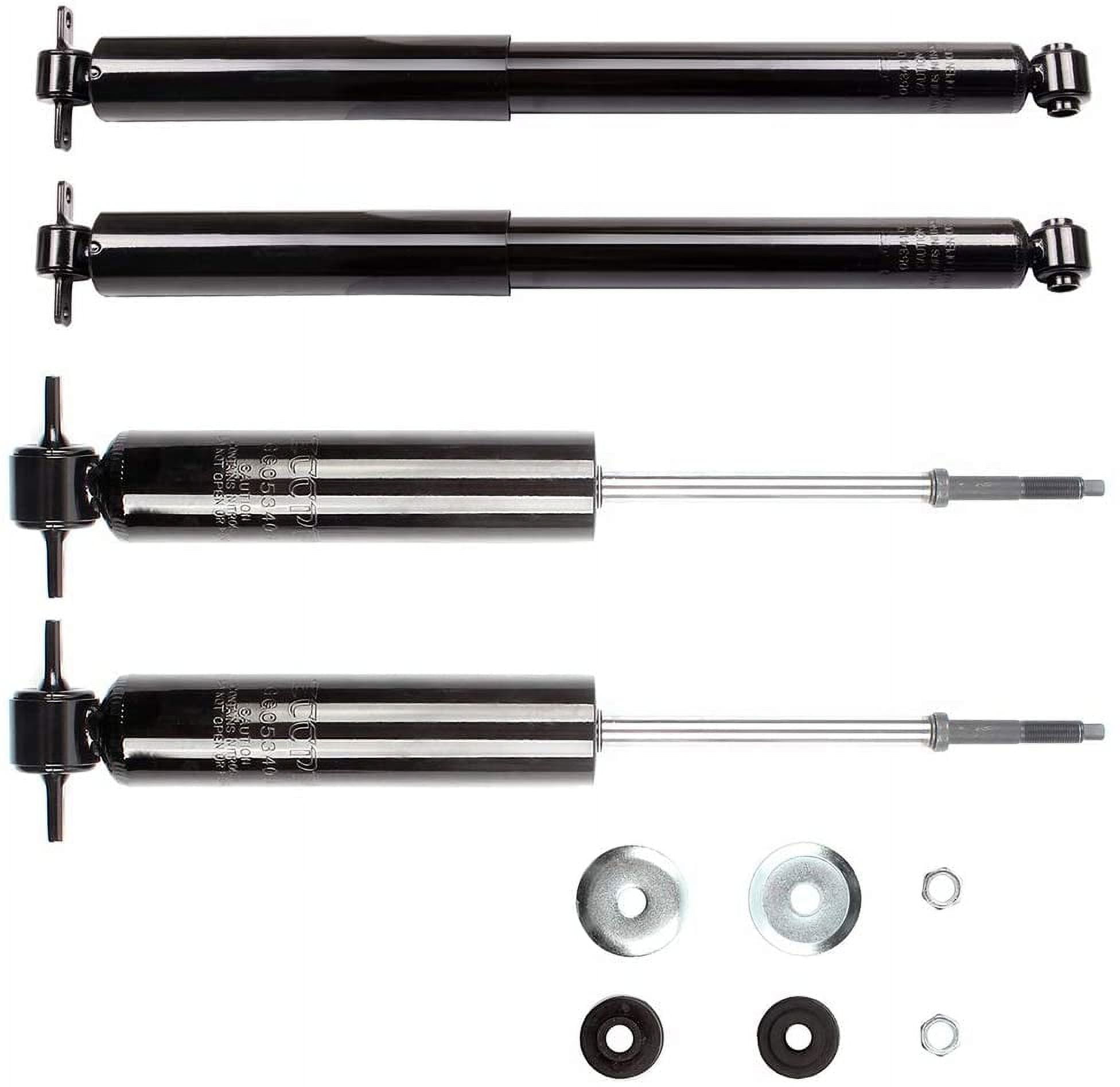 Shocks Front Rear,CCIYU Shock Absorbers for 1996-2013 for Chevy Express 2500,1996-2013 for Chevy Express 3500,1996-2013 for GMC Savana 2500,1996-2013 for GMC Savana 3500 Parts Struts (4pc Set)
