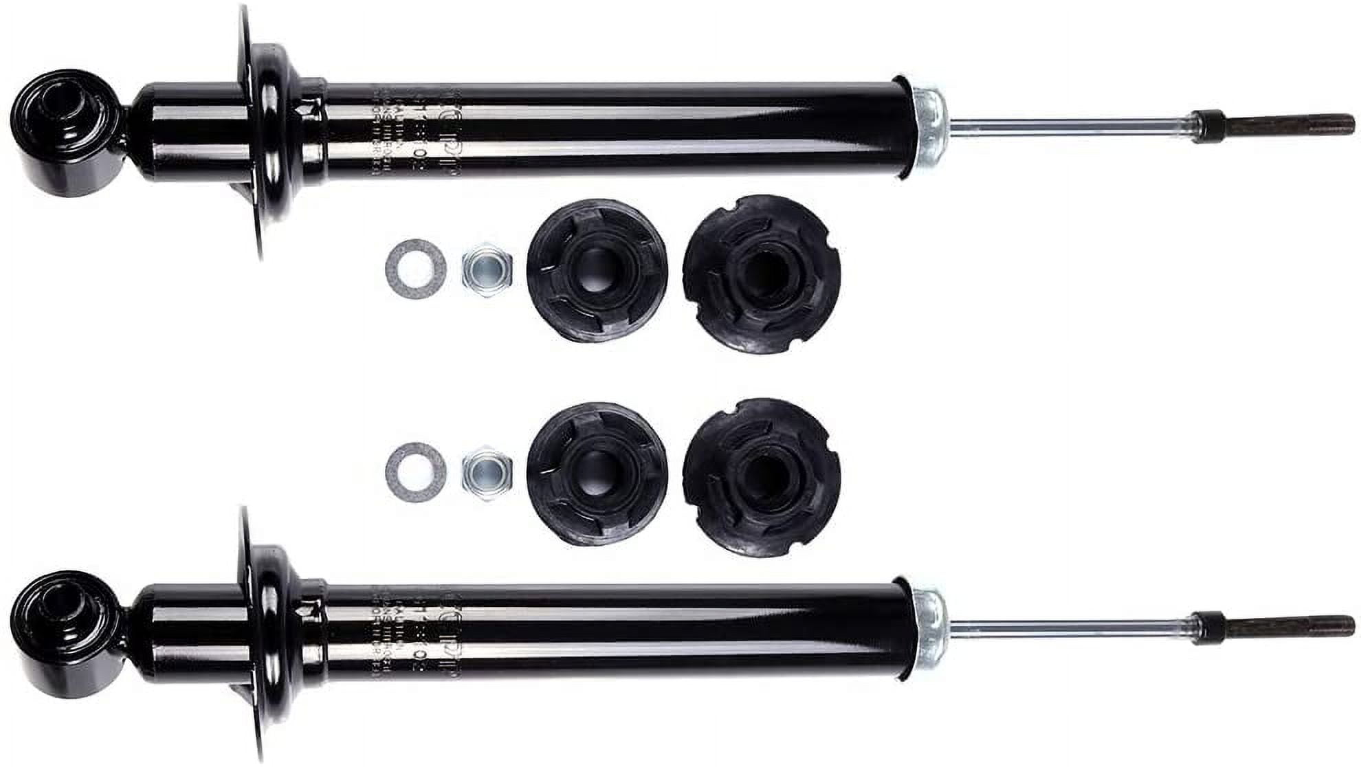 TRQ Rear Shock Absorbers - Pair Compatible With 2006-2013 Lexus IS250 & IS350 (Driver & Passenger Side) - View #2