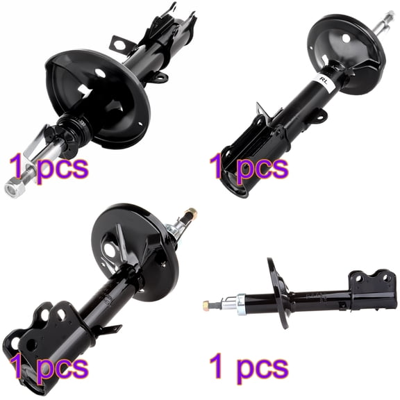 Shocks Struts,ECCPP Front Rear Shock Strut Absorbers Kits Compatible with 1998-2002 Chevrolet Prizm,1997-2002 Toyota Corolla,1993-1997 Geo Prizm,1993-1996 Toyota Corolla 234058 71952 234057 71951
