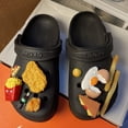 thumbnail image 1 of Shoe Accessories Diy Fried Chicken Burger Shoe Buckle, 1 of 2