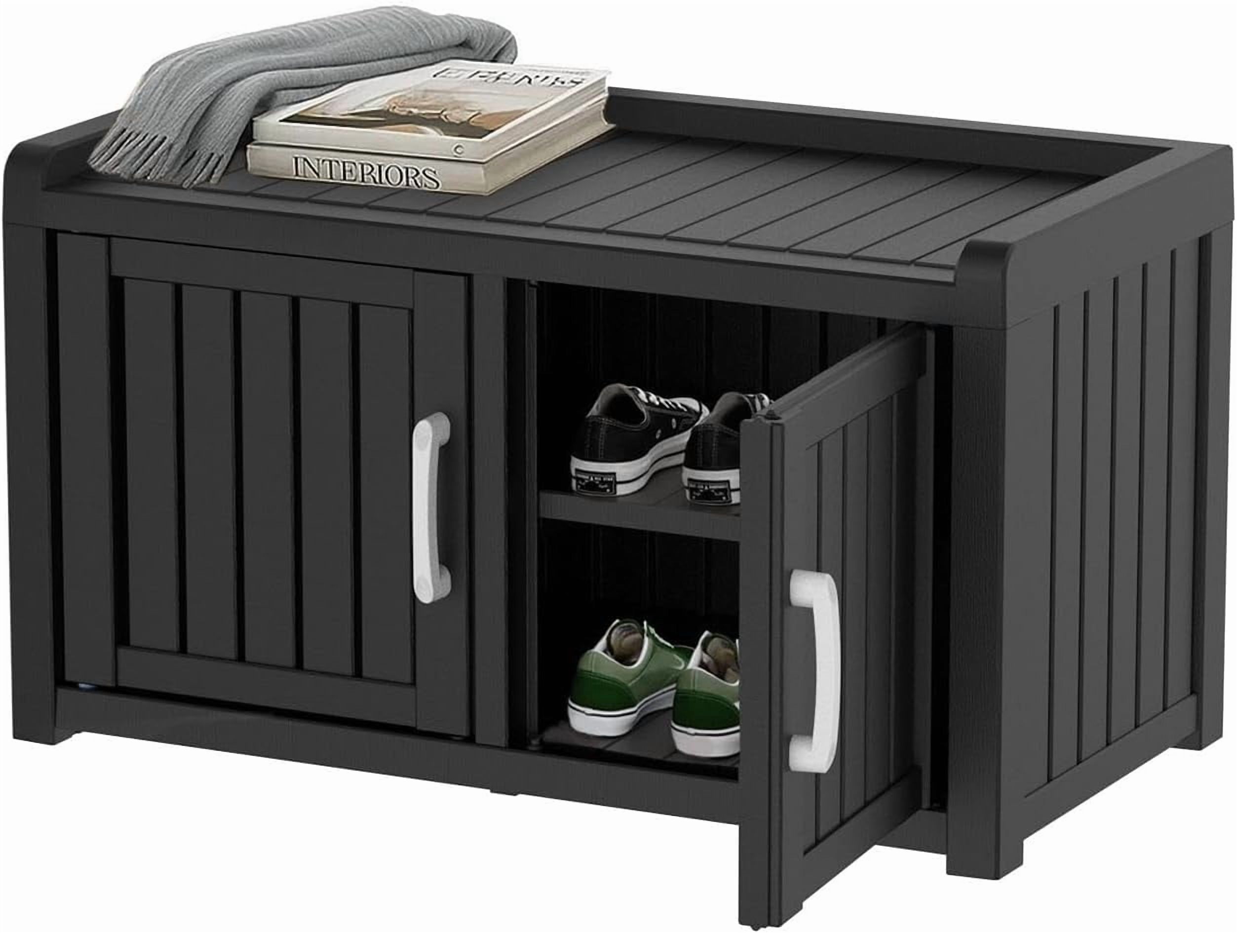 Outdoor Bench Shoe Storage