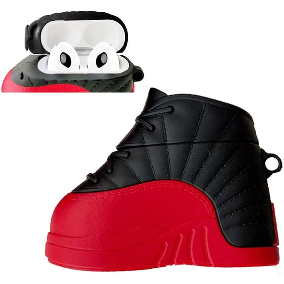 Shoe Box Airpod Case Cover, 3D Creative Sports Shoes Cute Cartoon Funny Fun, Soft Silicone Airpod Skin Keychain Ring, Girls Boys Teens Men Case for Airpods 3 3rd Generation 2021 (700 White)