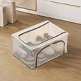 thumbnail image 1 of Shoe Box Organizer, Stackable Plastic Shoe Box with Clear Door, Shoe Storage Box Containers, For Display Sneakers, Easy Assembly, 1 of 4