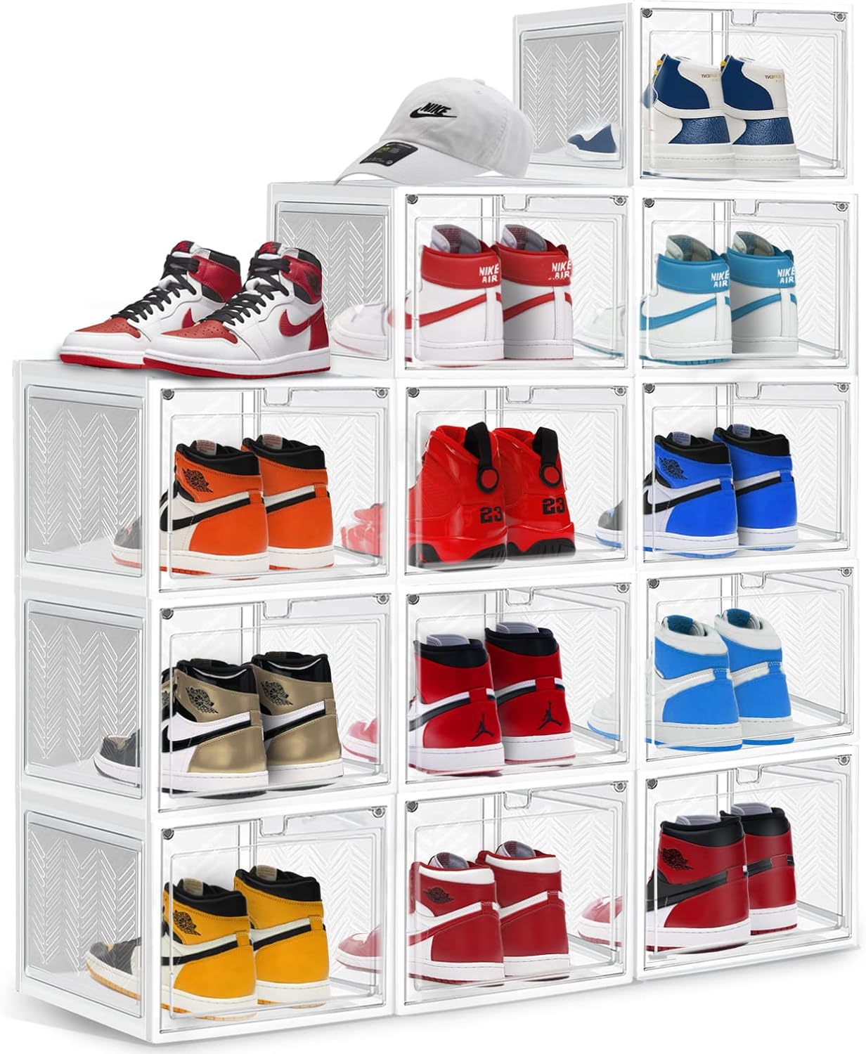 Shoe Boxes Shoe Containers Shoe Organizer For Closet, Shoe Storage