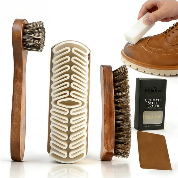 START MAKERS Suede Cleaner Kit & Suede Brush, Multifunctional Shoe Brush for Cleaning Leather Suede Shoes, Handbags, Jackets, Furniture
