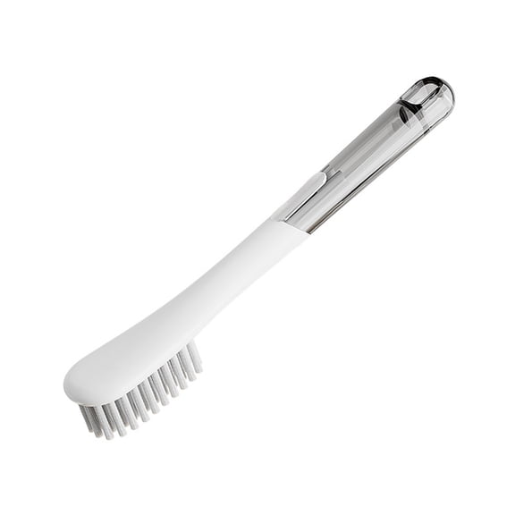 Shoe Brush, Soft Bristles Long Handle Multifunctional Cleaner for Footwear, Laundry, Kitchen, 9.84 Inches