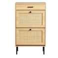 thumbnail image 1 of Shoe Cabinet, 2-drawer With Iron High Foot Shoe Cabinet, 60*25*104cm, 1 of 11
