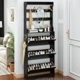 Shoe for Entryway with 3 Flip Drawers White Tall Wood Shoe
