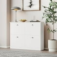 thumbnail image 1 of Shoe Cabinet,Hidden Slim Narrow Shoe Rack Cabinet with 4 Drawers for Entryway, Foyer,Hallway,Bedroom,White, 1 of 8