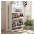 Shoe Storage for Entryway with 3 Hollow Drawers and Adjustable