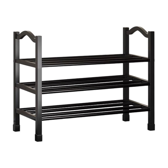 Shoe Cabinet Storage for Entryway Triplex Shoe Rack 45x40x20cm/17.7x15.7x7.9 Inches, Plastic Storage Cabinet for Bedroom Closet Daily Use