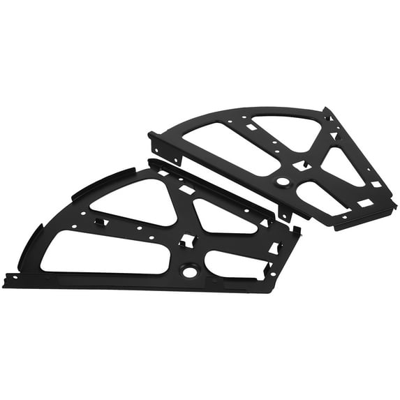 TEHAUX Shoe Drawer Hinge Made of Cold Rolled Steel for Cabinet Use Black Color Fits Most Shoe Racks 4.72 Inches