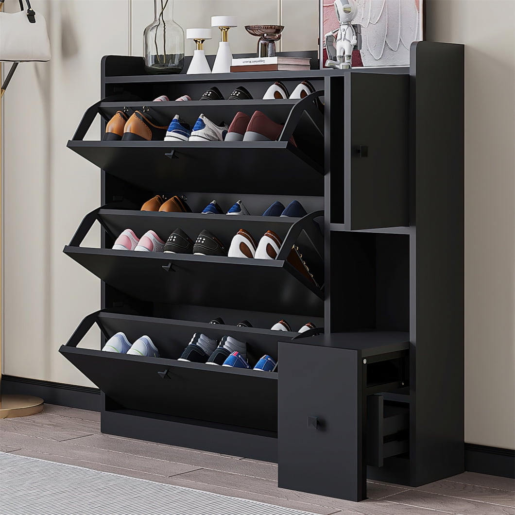 Shoe Versatile Shoes with Pulldown Seat and 3 Flip