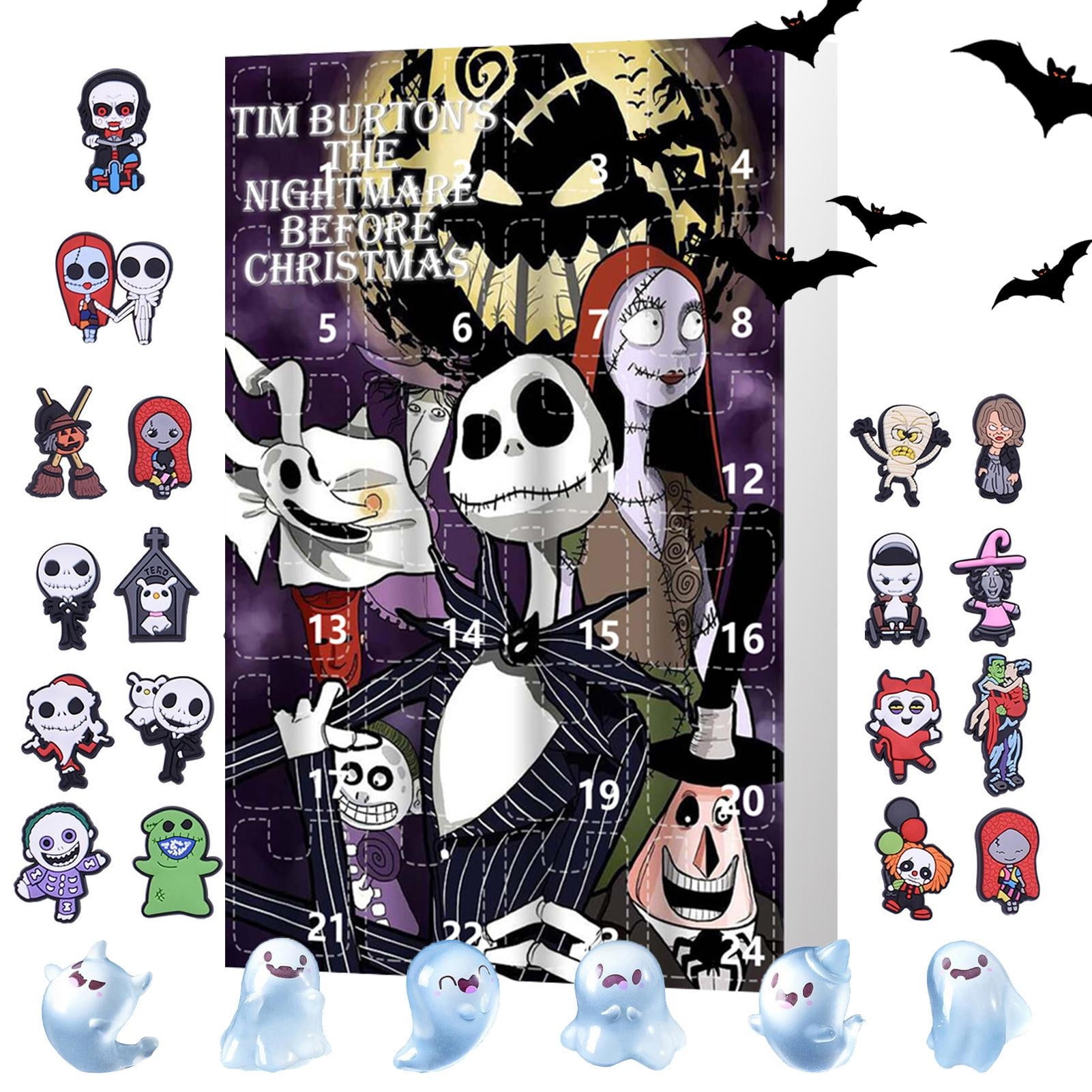 Shoe Charm Advent Calendar 2024 Cartoon Horror Charm Non Candy shoe-charm-advent-calendar-2024-cartoon-horror-charm-non-candy