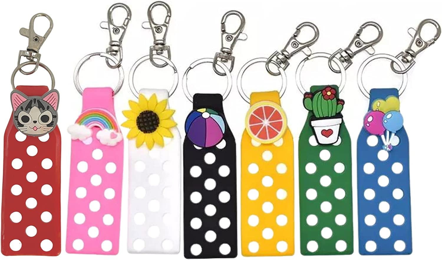 Shoe Charm Keychain Holder for Jibbutz Compatible with Croc