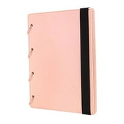 SHARPLACE Shoe Charm Organizer Shoe Charm Collect Book Felt Jewelry Storage Book Jewelry Holder Rectangle Shoe Charm Display Holder Pink