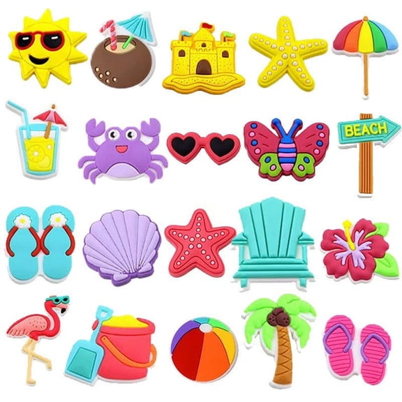 Shoe Charms Cartoon Cute Shoe Ornaments - Shoe Decoration Charms for Holiday Gifts for Boys and Girls - PVC Waterproof Plastic