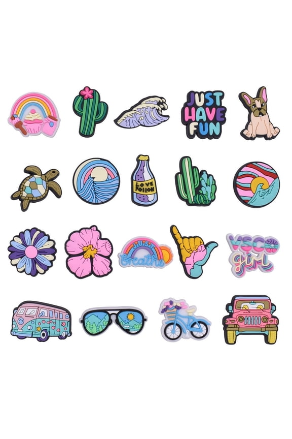 Shoe Charms Cute Large Collection Cartoon Cute Shoe Ornaments - Shoe Decoration Charms for Holiday Gifts for Boys and Girls - PVC Waterproof Plastic