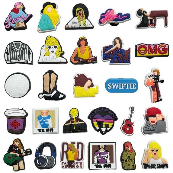 Shoe Charms Cute Large Collection Cartoon Cute Shoe Ornaments - Shoe Decoration Charms for Holiday Gifts for Boys and Girls - PVC Waterproof Plastic