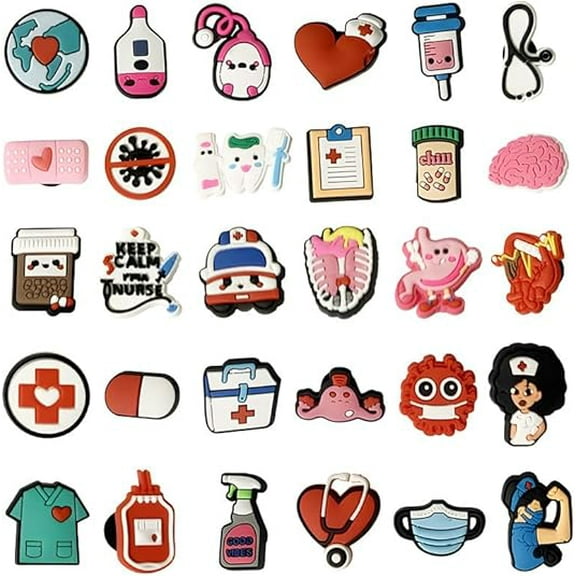 Shoe Charms for Girls Women, Fashion Shoe Charms Decoration for Teens Kids Adults, Cute Shoe Accessories Party Favor Birthday GIft