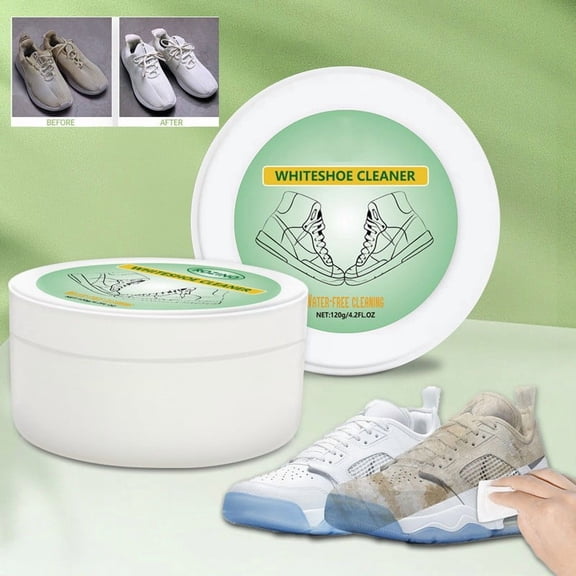 Shoe Cleaner, No Wash Black Yellow Removing Polishing Cream, Magical Multifunctional Shoe Care for Stain Removal