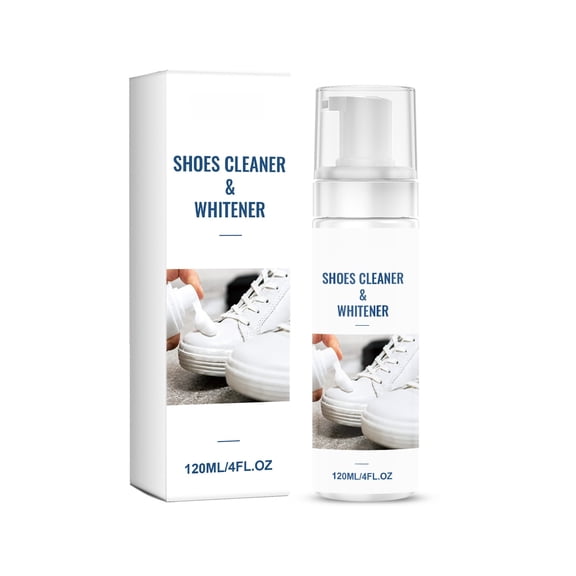 Shoe Cleaner and Whitener Foam Restorer Stain Remover for Canvas Sneakers 120ml