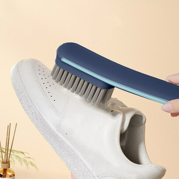 Shoe Cleaning Brush, Hard Bristle Scrubber, Multifunctional Handheld Design, for Leather Sneakers and Apparel, Household Utility Tool