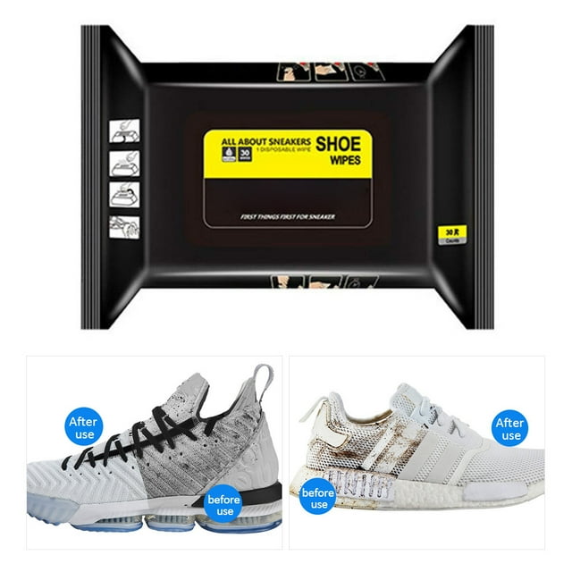 Shoe Cleaning Wipes Disposable Leather Cleaning Wipes Portable Shoe
