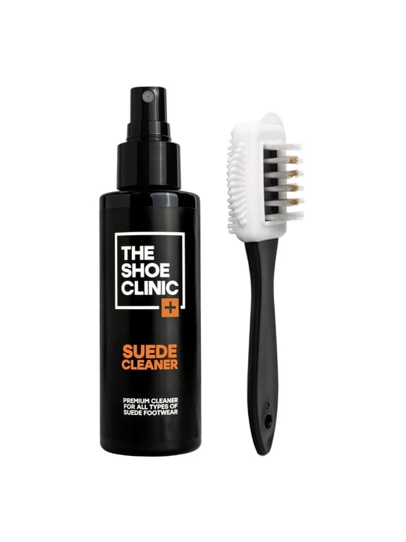 Nubuck & Suede Cleaner Brush Set | Shoe Cleaning Kit with Suede Brush & Leather Suede Shoe Cleaner | Stain Remover & Restorer Care Spray For Boots, Trainers Shoes & Clothing