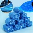 thumbnail image 1 of Shoe Covers Disposable - Disposable Shoe & Boot Covers Waterproof Slip Resistant Shoe Booties, Durable Boot & Shoes Cover, One Size Fits All (CPE Plastic), 1 of 8