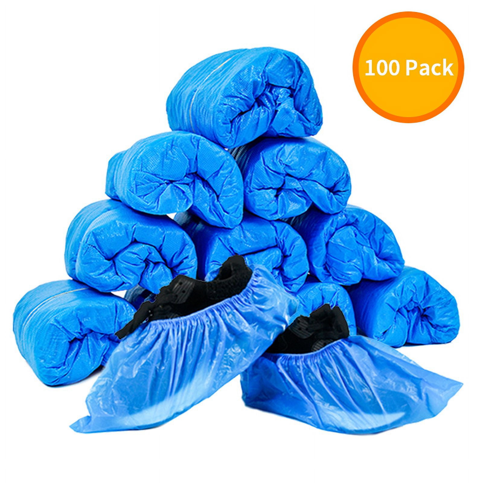 Shoe Covers Disposable Non Slip100Pack (50 Pairs) Booties for Shoes