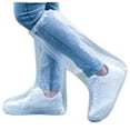 thumbnail image 1 of Shoe Covers Disposable Non Slip - Pack of 10(5 Pairs), Waterproof Shoe Booties Covers Clear One Size, 1 of 4