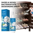 thumbnail image 1 of Shoe Deodorant Spray for Sneakers and Sports Shoes Odor Eliminator Fast-Acting Freshening Solution for Foot Odor and Sweat 100ml, 1 of 9