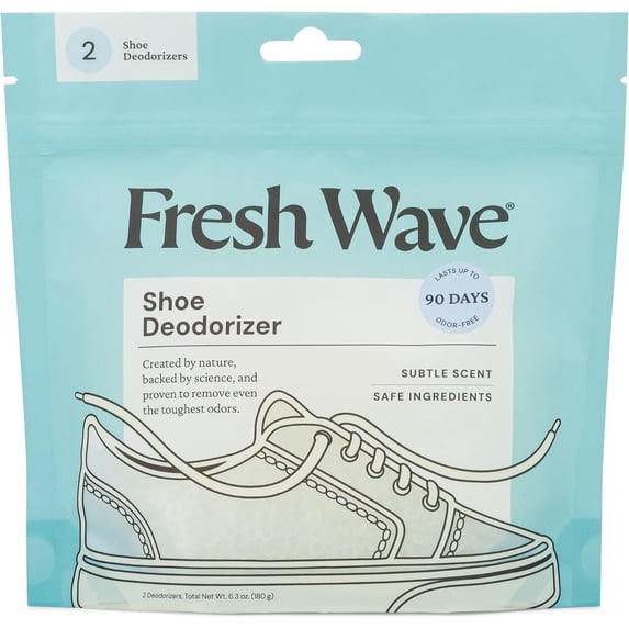 Shoe Deodorizer, 1 Pack (2 Count) – Natural & Safe Shoe Freshener for All Types of Shoes, Long-Lasting and Reusable, Odor Eliminator for Strong Odor, Easy-to-Use Shoe Smell Remover