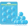 thumbnail image 1 of Shoe Deodorizer Balls 8 count Professional Shoe Fresheners Balls Foot Odor  Odor-Fighting Freshener for Neutralizing Odor and Refreshing Sneaker Shoes,Wardrobe,Bags,Blue, 1 of 6