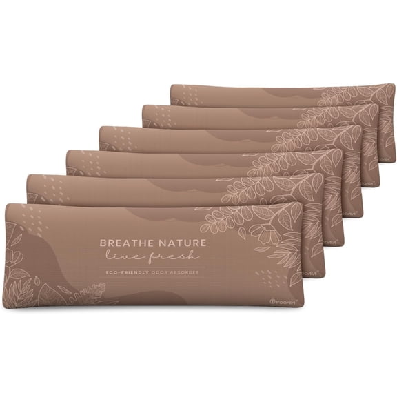 Shoe Deodorizer Insert - Shoe Odor Elimination - Activated Charcoal Odor Absorber - Odor Eliminator For Shoes - Shoe Freshener - Boot Deodorizer (6-pack)