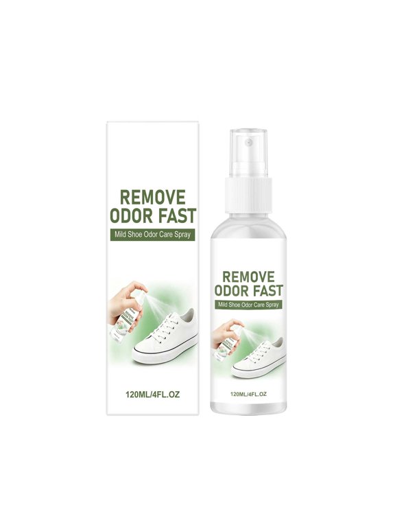 Shoe Deodorizer Spray 120ML Fast-Acting Odor Eliminator for Sneakers Boots and Gym Gear Pack of 1