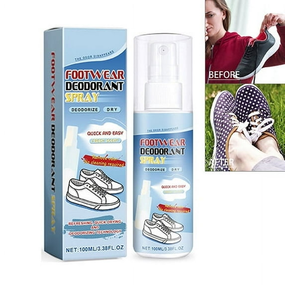Shoe Deodorizer Spray, Foot Spray, Shoe Deodorizer for Destroy Embarrassing Odors, Shoe Spray for Smelly Shoes, Foot Spray for Smelly Feet, Shoe Smell Eliminator