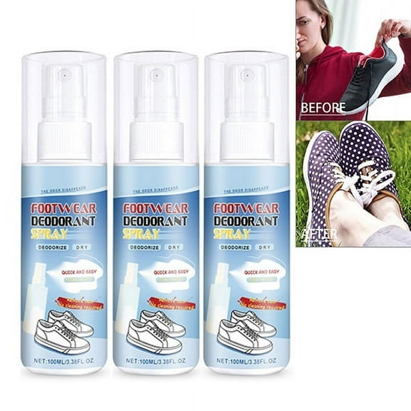 Shoe Deodorizer Spray, Foot Spray, Shoe Deodorizer for Destroy Embarrassing Odors, Shoe Spray for Smelly Shoes, Foot Spray for Smelly Feet, Shoe Smell Eliminator