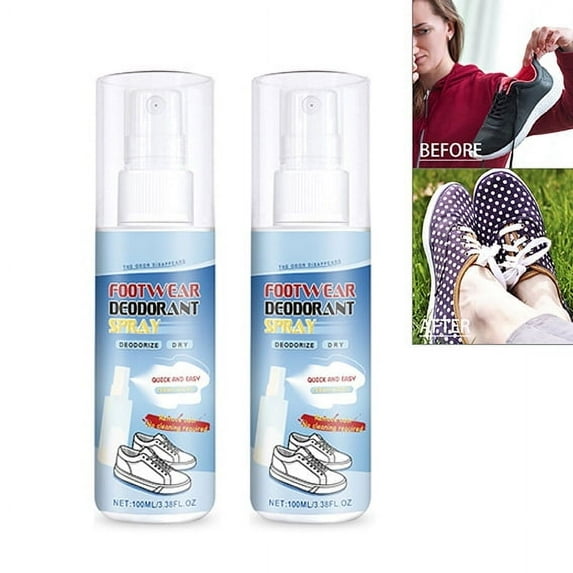 Shoe Deodorizer Spray, Foot Spray, Shoe Deodorizer for Destroy Embarrassing Odors, Shoe Spray for Smelly Shoes, Foot Spray for Smelly Feet, Shoe Smell Eliminator