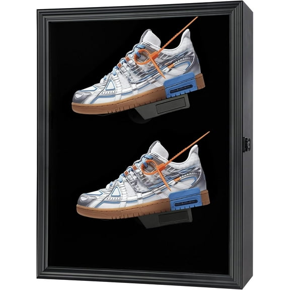 Shoe Display Case ,Double Shoe-Black,18*24 in