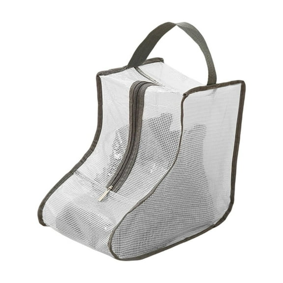 Shoe Dust Bag - Mesh, Waterproof Polyester, Portable Boot Storage with Carry Handle for Travel and Home Use