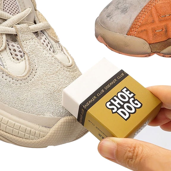 Shoe Eraser Cleaner 2-Piece, White Shoe Cleaner, Magic Rubber Dry Cleaning At Home for Sneakers Canvas Leather Stains Dirt, Portable Dry Cleaning Tool for Sports Shoes, Shoe Cleaner Sneakers