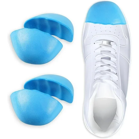 Shoe Filler for Too Big Shoes, Inserts to Make Shoe Smaller, Toe Filler Cushion Inserts for Loose Shoes, for Men and Women (L: one to Two Size Bigger)